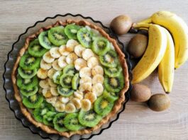 Recette Tarte kiwi banane